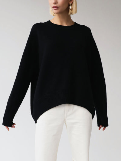 Pull oversize celeste