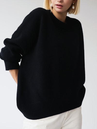 Pull oversize celeste